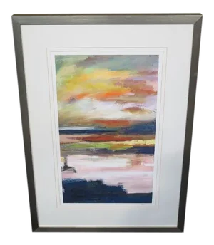 “Abstract Horizon” Framed Print by W. King Ambler