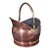 Antique Hand Finished Coal Scuttle, English, Copper, Brass, Fireside, Victorian For Sale