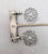Silver Vintage C1973 Signed Napier Rhodium Plated Openwork Drop Clip Earrings-2 Pieces For Sale - Image 8 of 8