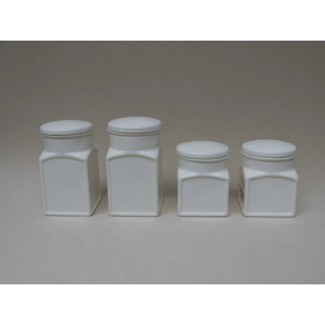 Wood Art Deco Ceramic Jars from Max Roesler, Set of 4 For Sale - Image 7 of 16