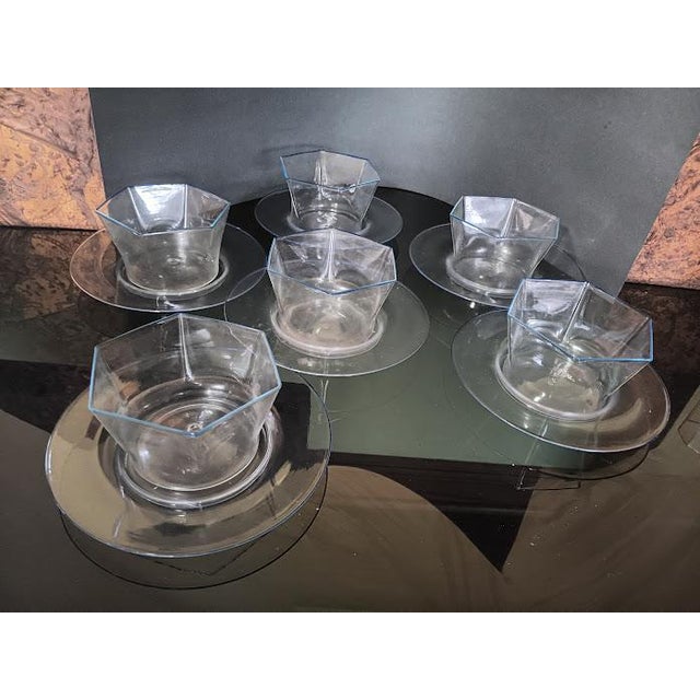 Mid-Century Modern 1970s Carlo Moreti Murano Glass Desert Service - 12 pcs For Sale - Image 3 of 3