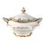 1940s Weimar Large White and Gold Soup Tureen With Lid For Sale