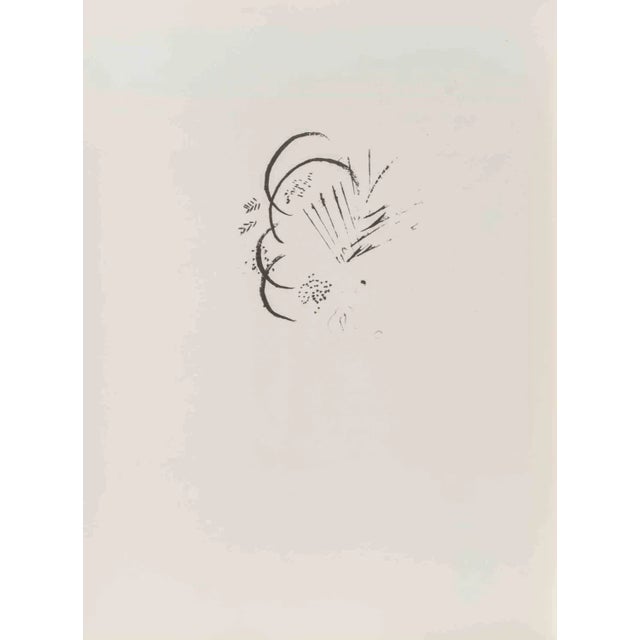 Color lithograph realized by Marc Chagall in 1960 to illustrate "The Bible". Edition of 6500, published by Tériade in no....