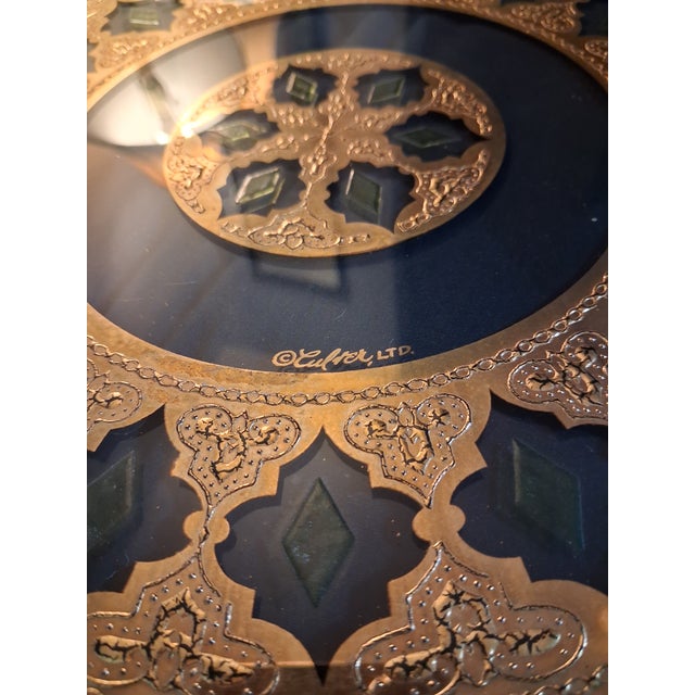 Transparent Vintage Mid-Century Modern Culver Ltd. Valencia Serving Platter Tray For Sale - Image 8 of 12