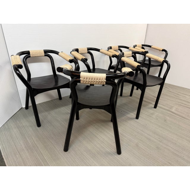 Tatsuo Kuroda for Normann Copenhagen Knot Dining Chairs, Set of Six For Sale - Image 11 of 12