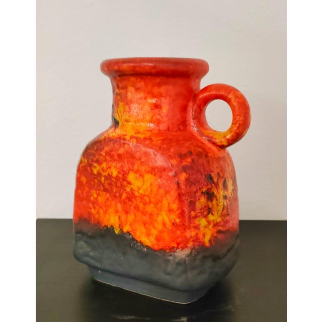 Fat Lava Vase from Carstens Tönnieshof, West Germany For Sale - Image 4 of 8