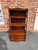 Wood Vintage Chippendale Carved Mahogany Fretwork Open Bookcase / Bookshelf For Sale - Image 7 of 14