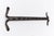 Hand forged wall coat rack in very good condition.