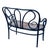 1865 Vienna Secession Scrolling Bentwood & Caine Settee Bench byThonet For Sale - Image 4 of 9