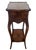 Brown Pair Vintage Louis XV French Style Walnut Two Drawer Side Table Nightands For Sale - Image 8 of 11