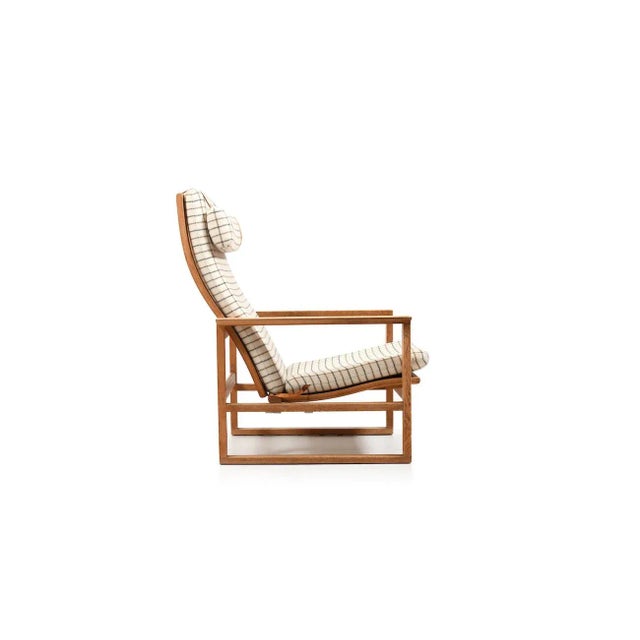 Børge Mogensen Oak Bm-2254 Sled Chair by Børge Mogensen for Fredericia For Sale - Image 4 of 12