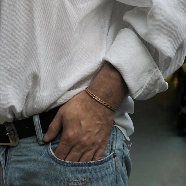 Lucky Fish Red Woven Unisex String Bracelet is a symbol of abundance, prosperity, and good fortune. Crafted with vibrant...