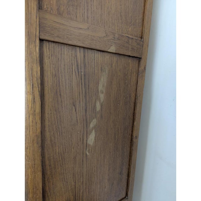 Brown Art Deco Style Oak Display Cabinet For Sale - Image 8 of 9