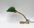Art Nouveau Brass-Plated and Enamel Banker's Lamp, Austria, 1890s For Sale - Image 4 of 18