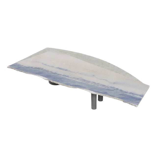 Sculptural Coffee Table in Marble and Stone by Pia Manu, 1970s For Sale