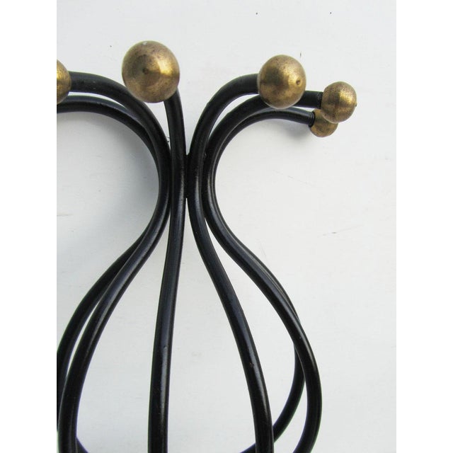 Metal Wall Light Sconces attributed to Angelo Lelii for Arredoluce, Italy, 1950s, Set of 2 For Sale - Image 7 of 12