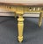 1990s Hooker Furniture Rustic Farmhouse Painted Dining Table With 2 Leaves For Sale - Image 5 of 12