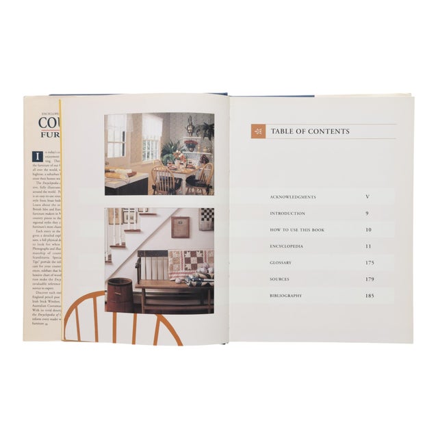 Encyclopedia of Country Furniture by Candie Frankel. Hardcover book with dustjacket, published in 1993 by Smithmark...