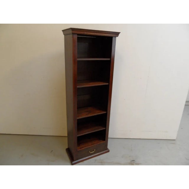 Antique Open Bookcase in Oak, 1890s For Sale - Image 9 of 9