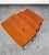 1960s Mid Century Danish Modern Nesting Tables Solid Teak Set 3 Denmark Cane Vintage For Sale - Image 5 of 12