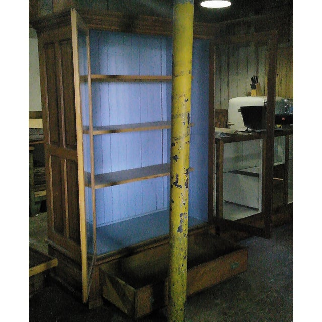 1990s Cypress China Cabinet For Sale - Image 4 of 8