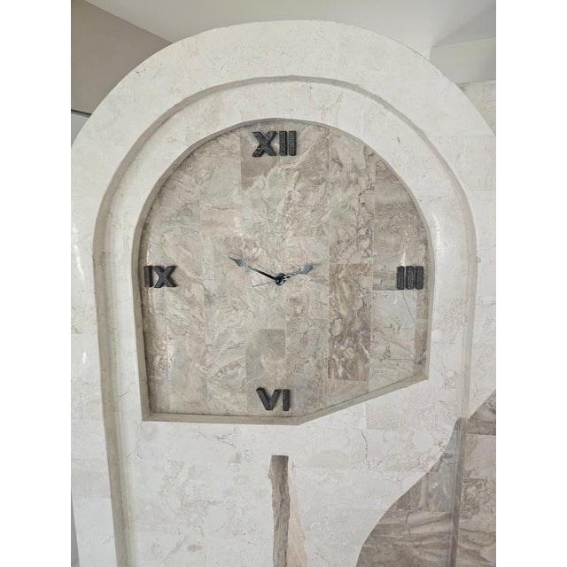 Tessellated Grandfather Clock Attributed to Maitland Smith For Sale In Philadelphia - Image 6 of 12