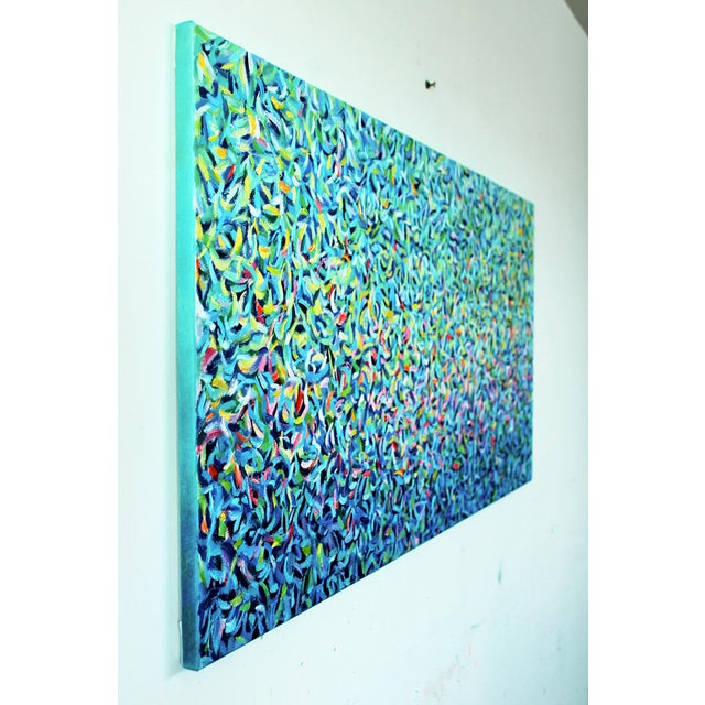 Contemporary Artist Andrei Sitsko "The Garden Xv" Modern Original Painting For Sale - Image 3 of 11