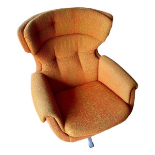 Pivoting and Tilting Armchair, 1970s For Sale