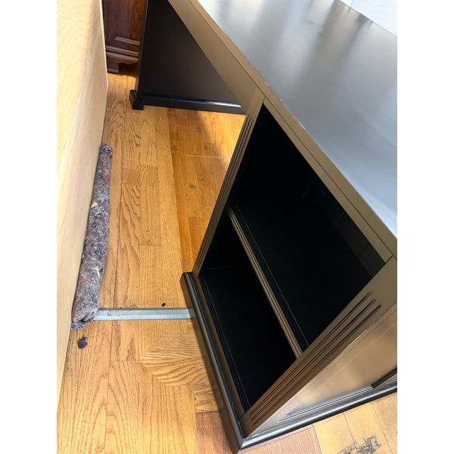 Design Plus Gallery presents the Tuscan Desk from Ballards Designs. This black desk offers a broad rectangular top, three...