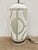 Modern Currey & Co Carved Glass Lamp For Sale - Image 3 of 5