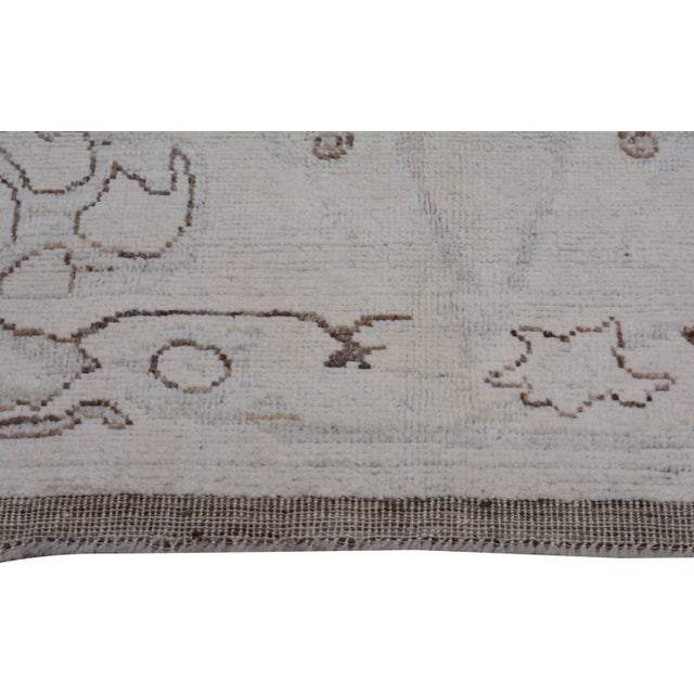 Traditional Oushak Hand Knotted Wool Rug, 9'4"x12'6 For Sale - Image 3 of 6
