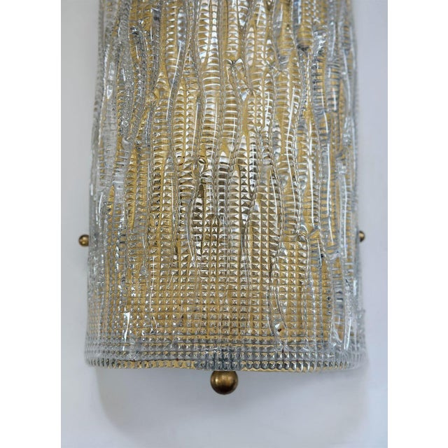 Vintage Italian Murano Glass Sconces - Set of Three For Sale In Los Angeles - Image 6 of 6