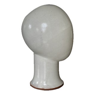 Vintage Ceramic Bust Sculpture, 1970s For Sale