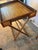 Vintage 1970s British Colonial–style Faux Bamboo Tray Table. For Sale - Image 4 of 10