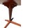 Wood Vintage Mid Century Modern 1960s Walnut Triangle Center Accent Table Restored Attributed to Tomlinson For Sale - Image 7 of 7