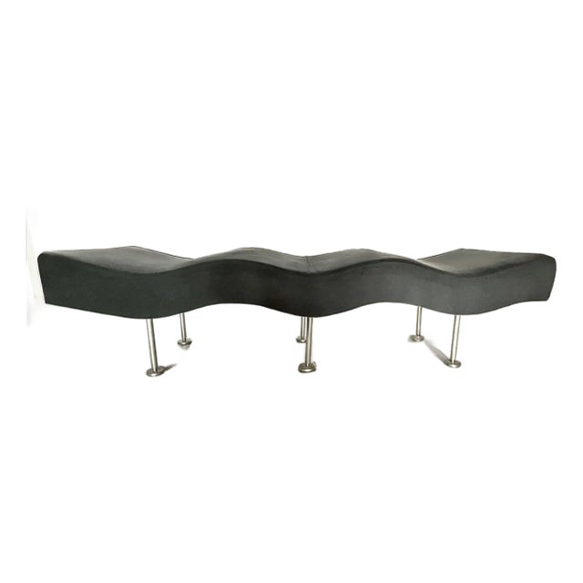 Brueton Undulatus Bench by Stanley Jay Friedman – Modernist Sculptural Seating For Sale