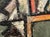 Paint David Adickes "Abstract With Glitter" Modern Abstract Earth-Toned Geometric Painting, 2009 For Sale - Image 7 of 8