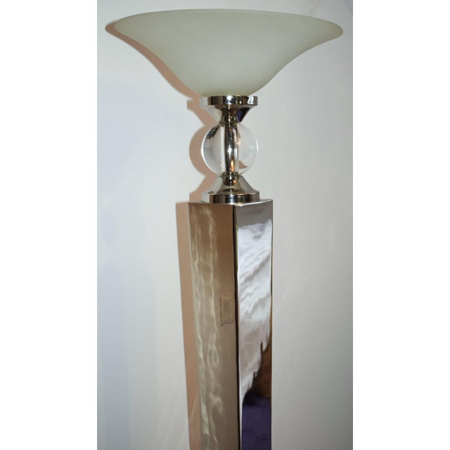 Floor Lamp by Jean Claude Laville for J.T. Kalmar For Sale - Image 6 of 9