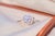 Contemporary The Champ: Halo Set Natural Diamond Engagement Ring in White Gold For Sale - Image 3 of 11