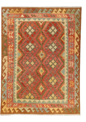 Modern Kilim Rug, 5' X 6'6"