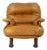 Vintage Leather Armchair by E. Cobianchi for INSA, Italy, 1970s For Sale