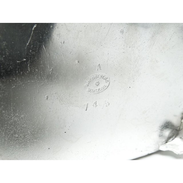 Art Nouveau Polish Sugar Bowl from Bracia Henneberg, 1890s, in Very Good conditions. Designed 1890 to 1919 This piece has...