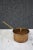 Copper Sauce Pot w/ Lid, copper exterior with stainless steel interior.