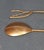 Metal Grant Dawson Mangrove Collection 24k Gold-Plated Salad Servers, Set of 2 For Sale - Image 7 of 15