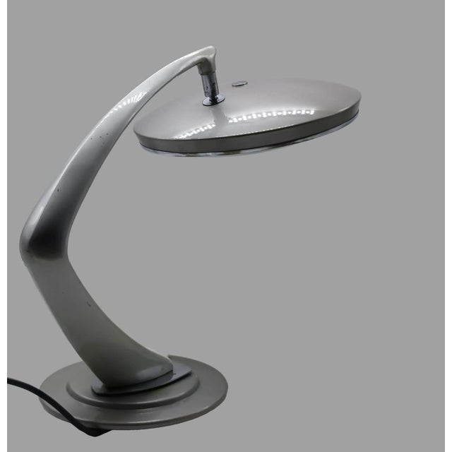 Silver Boomerang 2000 Table Lamp by Luis Perez De La Oliva for Fase, Spain, 1970s For Sale - Image 8 of 10