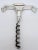 1930s Art Deco /Moderne Sterling (.950) & Silverplate Corkscrew, Monogram 'S', 1930 For Sale - Image 5 of 11