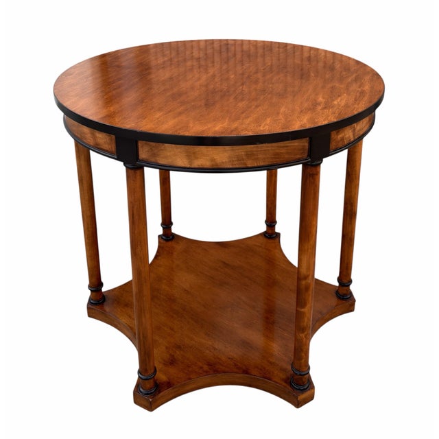 William Switzer Late 20th Century Biedermeier Inspired Neoclassical Occasional Table For Sale - Image 4 of 4