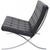 Barcelona Chair in Black Leather by Ludwig Mies van der Rohe, 2010s For Sale - Image 17 of 18