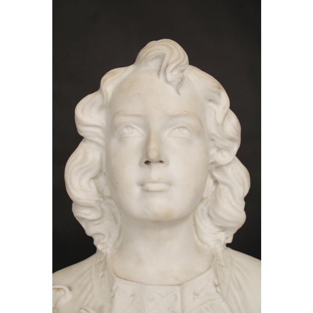 Marble Statue of a Young Girl For Sale - Image 9 of 13