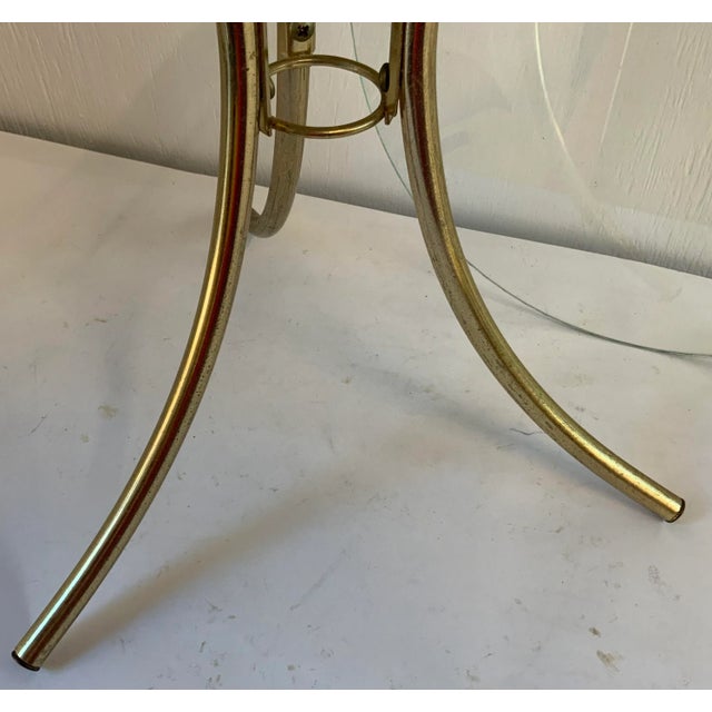 Mid Century Metal Base With Glass Top For Sale - Image 10 of 10